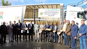 Tarım Kredi Kooperatifi Bingöl'deki Üreticilerden Aldığı Balları Marketlere Gönderdi