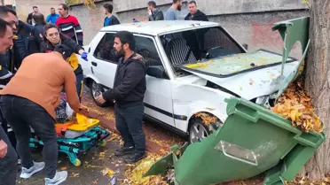 Sivas'ta Trafik Kazası: 2 Kişi Yaralandı