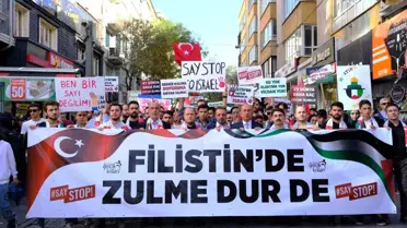 AK Parti Konya Gençlik Kolları İsrail'in Gazze'ye yönelik saldırılarını kınadı