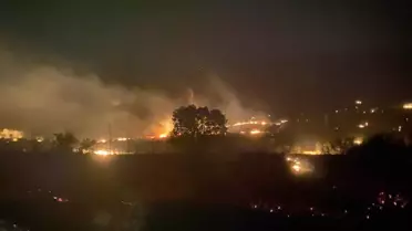 Balıkesir'de Orman Yangınına Karadan Müdahale
