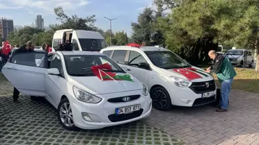 İHH Filistin'e Destek Konvoyu İncirlik Üssü'ne Yola Çıktı