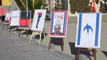 Kütahya'da Filistin İçin Afiş Sergisi Açıldı