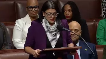 ABD Temsilciler Meclisi, Rashida Tlaib'i Gazze'deki ateşkes açıklamaları nedeniyle sansürledi