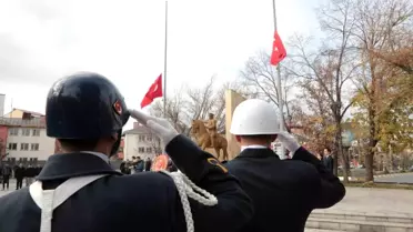 Büyük Önder Atatürk'ü anıyoruz