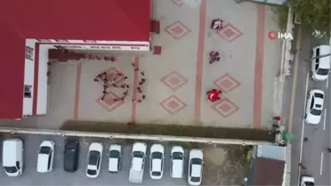 Gönüllülerin oluşturduğu koreografi büyük beğeni topladı