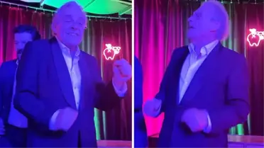 Haluk Bilginer, başrol olduğu Şahsiyet dizisinin galasında dans etti