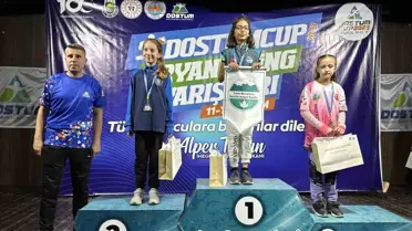 İnönü Belediyesi Spor Kulübü Oryantiring Takımı Sporcusu Ecrin Nur Avcı Dostumcup Yarışlarında Birinci Oldu