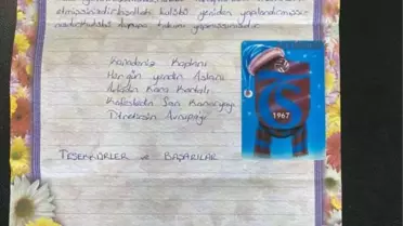 Trabzonspor'a 21 yıl sonra gelen mektup