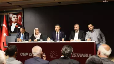 CHP İstanbul İl Başkanı Roman toplum temsilcileriyle bir araya geldi