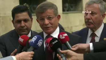 Davutoğlu, Meclis Başkanı Kurtulmuş ile Görüştü: 'Eğer Niyet Bireysel Başvuru Hakkını Kaldırmaksa Vatandaşların Elde Ettiği En Büyük Hakkı Ortadan...