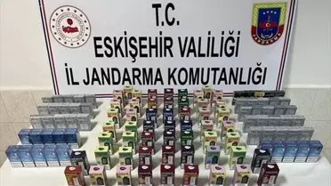Eskişehir'de Kaçak Sigara Operasyonu: 55 Elektronik Sigara ve 110 Paket Sigara Ele Geçirildi