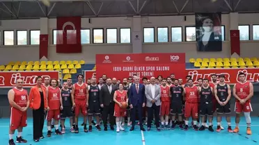 Ülker tarafından yenilenen İSOV Sabri Ülker Spor Salonu açıldı