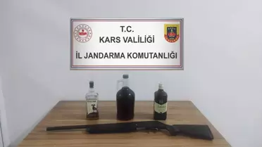 Kars'ta Sahte İçki İmalatı Yapan Şahıs Gözaltına Alındı