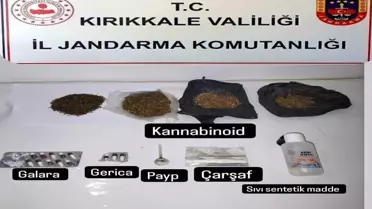 Kırıkkale'de Uyuşturucu Operasyonu: 56 Gram Uyuşturucu Madde ve 13 Hap Ele Geçirildi