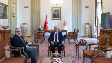 TBMM Başkanı Numan Kurtulmuş, IRCICA Genel Direktörü Mahmud Erol Kılıç'ı kabul etti