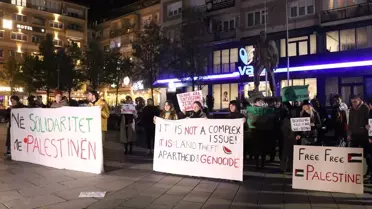 Priştine'de Filistin'e Destek Yürüyüşü Düzenlendi