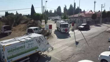 Menderes Belediyesi'ne 10 Yeni Çöp Kamyonu Kazandırıldı
