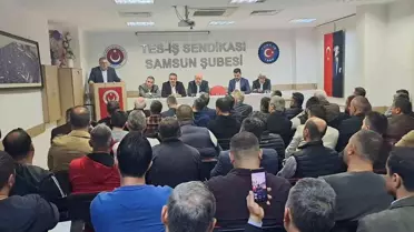 TES-İŞ Sendikası Samsun Şube İşyeri Temsilcileri Kurulu Toplantısı Yapıldı