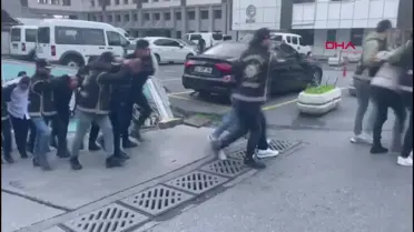 Sarallar Grubu Üyeleri Adliyeye Sevk Edildi