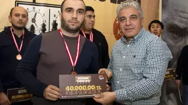 Mersin Büyükşehir Belediyesi Uluslararası Satranç Turnuvası Ödül Töreni