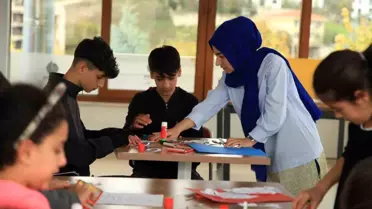 Başiskele Belediyesi, çocuklara eğlenceli atölyeler düzenledi