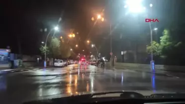 Burdur'da Yoğun Yağış Sonucu İstinat Duvarı Yıkıldı ve Bina Su Bastı