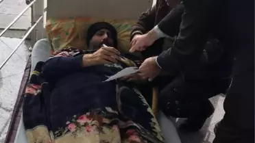 Kayseri Adliyesi'nde tekerlekli yatakla boşanma davası görüldü