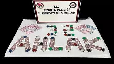 Isparta'da Kumar Oynanan Derneğe Denetleme: 4 Kişiye Para Cezası
