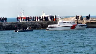Zonguldak'ın Ereğli açıklarında batan Türk Gemisi 'Kafkametler'in 11 kayıp mürettebatını arama kurtarma çalışmaları devam ediyor