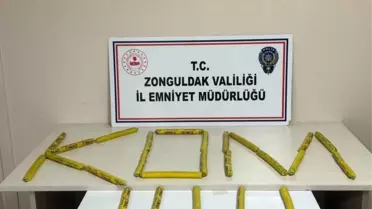 Zonguldak'ta yapılan operasyonda 25 adet dinamit ele geçirildi