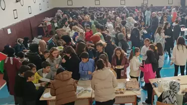 Gaziantep'teki Kermeste Filistin'e 121 Bin Lira Bağışlandı