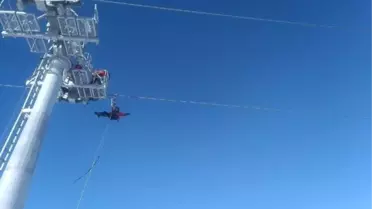 JAK Timleri Cıbıltepe Kayak Merkezi'nde Kurtarma Tatbikatı Gerçekleştirdi