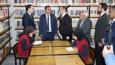 Midyat'ta Şehit Öğretmen Emir Topal Kütüphanesi açıldı