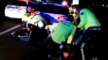 Aksaray'da Polis Kovalamacası: Şüpheli Ateş Sonucu Yakalandı