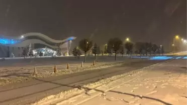 Sivas'ta Kar Yağışı