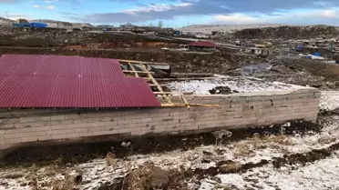 Kars'ta Fırtına Sonucu 28 Yapıda Hasar Oluştu
