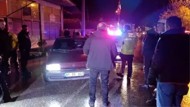 Düzce'de polis tarafından durdurulmak istenen araç kaçtı, şahıs lastik patlayınca yakalandı