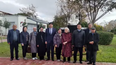 Cengiz Aytmatov'un doğumunun 95. yılı anısına açılan kütüphane ziyaret edildi