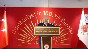 Milli Savunma Bakanı Güler, Cumhuriyet'in 100. Yılı Sergisi'ni açtı Açıklaması