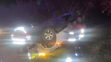Çanakkale'de otomobil şarampole yuvarlandı: 1 ölü, 3 yaralı