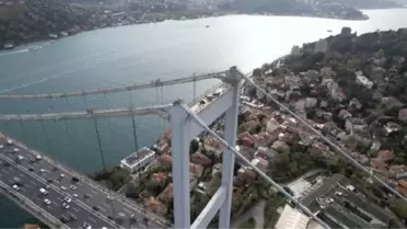 Fatih Sultan Mehmet Köprüsü'nde Askı Halatları Değiştiriliyor