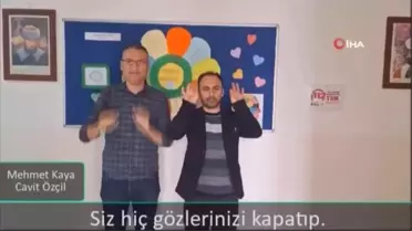 Hisarcık'ta öğretmenlerden Engelliler Günü'ne özel anlamlı klip