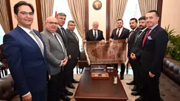Kayseri OSB Başkanı ve yönetimi Ankara'da ziyaretlerde bulundu