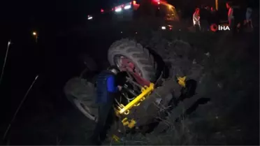 Çanakkale'de traktör kazası: 1 yaralı