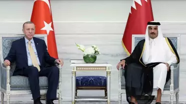 Cumhurbaşkanı Erdoğan, Al Sani ile görüşmesinde Gazze'ye insani yardımların yeterli derecede ulaştırılması için Türkiye'nin çabalarının artarak devam...