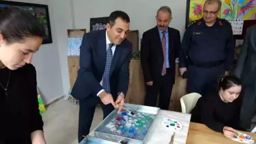 Vali Öksüz, Engelliler Okulu ve Engelliler Derneğini ziyaret etti