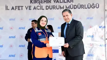 Kırşehir Valisi, AFAD gönüllülerine teşekkür etti