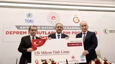 TOKİ ve Galatasaray arasında deprem bölgesine konut yapımı iş birliği