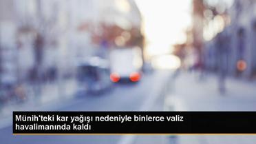 Almanya'da kar yağışı nedeniyle binlerce valiz havalimanında kaldı