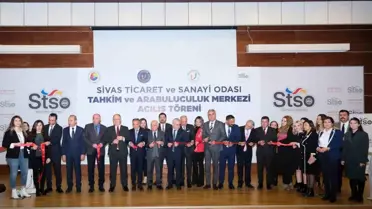 ASO Başkanı Seyit Ardıç, Sivas TSO Tahkim ve Arabuluculuk Merkezi'nin açılışını yaptı
